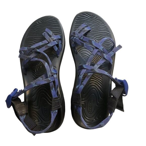 Chaco ZVolv X2 Women’s Size 9 Outdoor Sandals Tinge Blue Black Casual Hiking - Picture 8 of 11